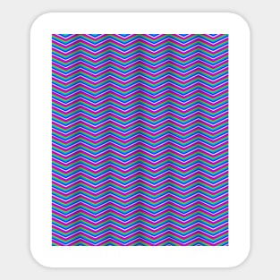 Retro 80s Dunes - Stripes Sticker